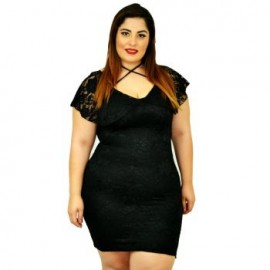 Vestido modelo V4041-ENCAJE