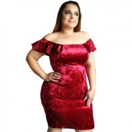 Vestido straple de terciopelo modelo V7209