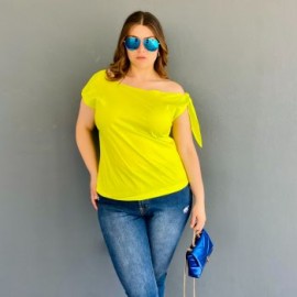 Blusa de popelina Roman Fashion /Tallas Extras, 0436 (Lima)