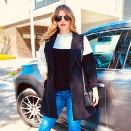 Abrigo tipo chaleco modelo 2407