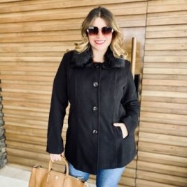 Abrigo con cuello desmontable 2201