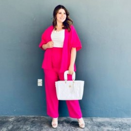 Conjunto de lino Roman Fashion/ Tallas Extras, 4312 (Fiusha)