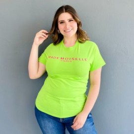 Playera Roman Fashion /Tallas Extras, 9001-20 Mademoiselle (Verde)