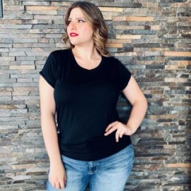 Playera cuello ¨v¨ Balam/Tallas Extras, 0013 (Negro)