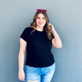 Playera básica Balam/Tallas Extras, 0067 (Negro)