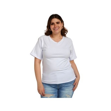 Playera básica Roman Fashion/Tallas Extras, 314 (Blanco)