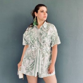 Jumper casual Tallas Extras, 5093 (Blanco Tropical)