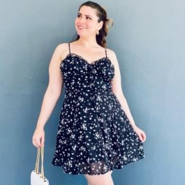 Vestido de tirantes Tallas Extras, 11656