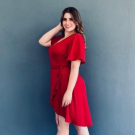 Vestido strech Roman Fashion/Tallas Extras, 4211 (Rojo)