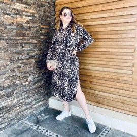 Vestido largo Tallas Extras, 4307 (Beige)