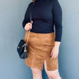 Falda de gamuza Tallas Extras, 2112