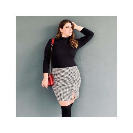 Falda corta con strech Tallas Extras, 2108