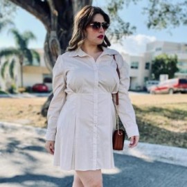 Vestido de popelina, modelo 3695