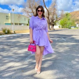 Vestido asimétrico, modelo 3724