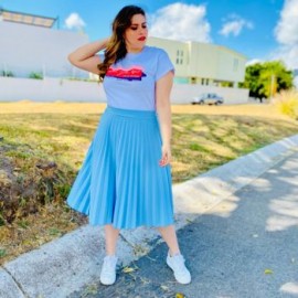 Falda plisada, modelo 715