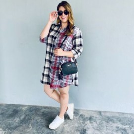 Vestido Camisero de Cuadros V 228