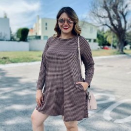 Vestido Oversize Con Bolsas Laterales 11800