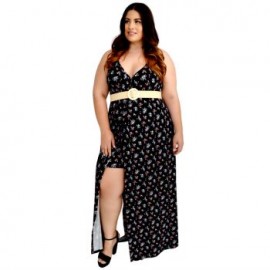 Maxi Vestido con falda interna V 4109  (strech)