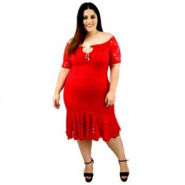 Vestido de encaje V 4202