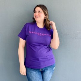 Playera Roman Fashion /Tallas Extras, 9001-20 Mademoiselle (Morado)