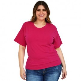 Playera básica Roman Fashion/Tallas Extras, 314 (Fiusha)