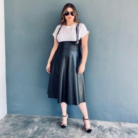 Vestido/Falda juvenil Roman Fashion/Tallas Extras, 9510 (Negro)