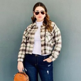 Sobrecamisa de lana Tallas Extras, 2071 (Verde)