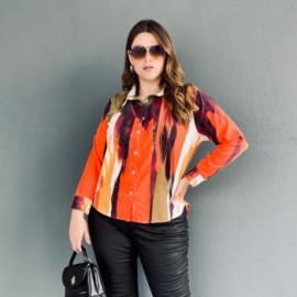 Camisa juvenil Tallas Extras, 0683 (Naranja)