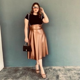 Vestido/Falda juvenil Roman Fashion/Tallas Extras, 9510 (Café)