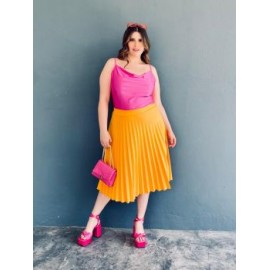 Falda plisada Roman Fashion/Tallas Extras, 715 (Mango)