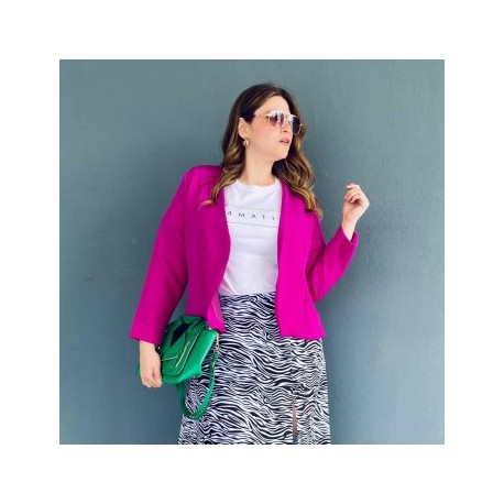 Blazer corto juvenil Tallas Extras, 2881 (Magenta)