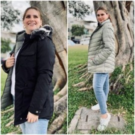 Chamarra doble vista (4 en 1) Tallas Extras, 6238 (Negro)