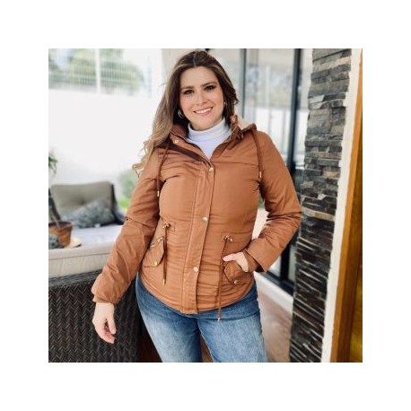 Chamarra cazadora tallas extras, 5966 (Camel)