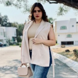 Chaleco con abertura (Talla extra), modelo 3779