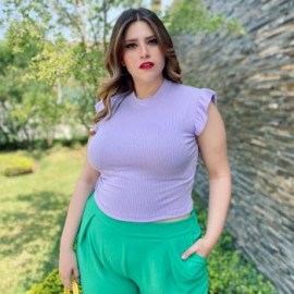 Top de canalé talla extra, modelo 3775 (Lila)