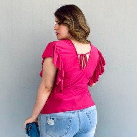 Blusa con strech (talla extra), modelo 1778 (Fiusha)