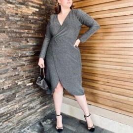 Vestido formal Roman Fashion/Tallas Extras, 4302 (Plateado)