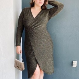 Vestido formal Roman Fashion/Tallas Extras, 4302 (Oro)