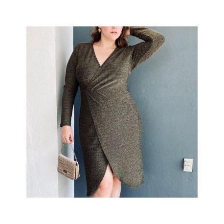 Vestido formal Roman Fashion/Tallas Extras, 4302 (Oro)