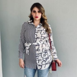 Bluson camisero talla extra, modelo 3682 (marino)