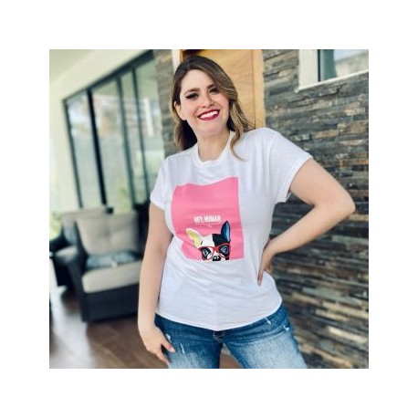 Playera talla extra, modelo 9001-35 (blanco)
