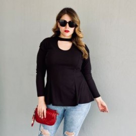 Blusa casual con strech, modelo 1765