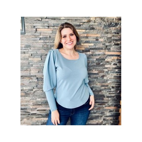 Blusa Premium manga farol de puño 013