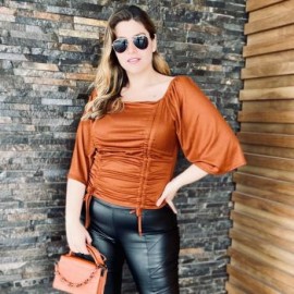 Blusa largo y hombro ajustable 1741