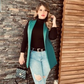 Chaleco Liso con Forro Modelo 2095