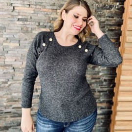 Blusa cuello redondo 11907