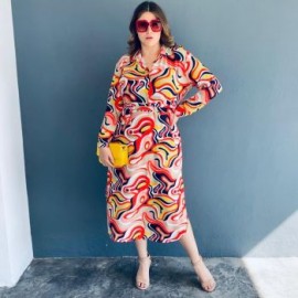 Vestido sublimado Roman Fashion/Tallas Extras, 4307