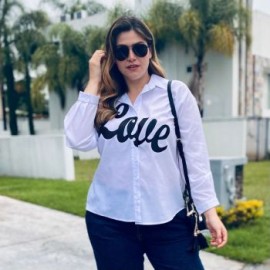 Camisa Love Oversize 603