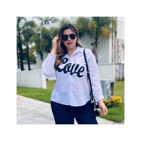 Camisa Love Oversize 603