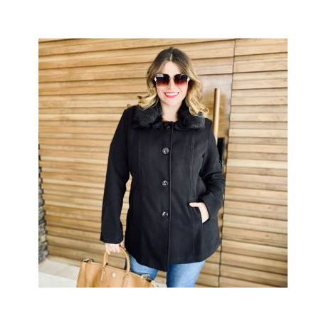 Abrigo con cuello desmontable 2201